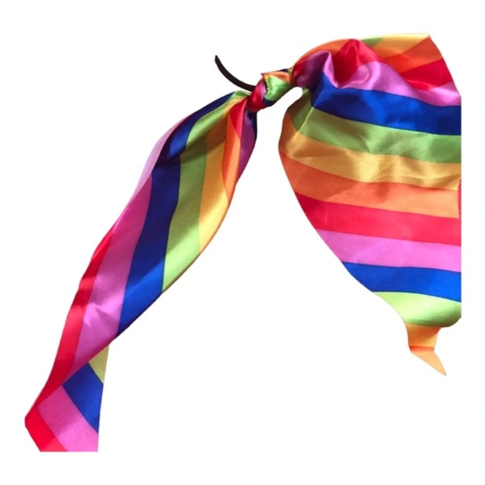 2pack‎ PRIDE rainbow headband head wrap hair scarf elastic hair accessories FREE